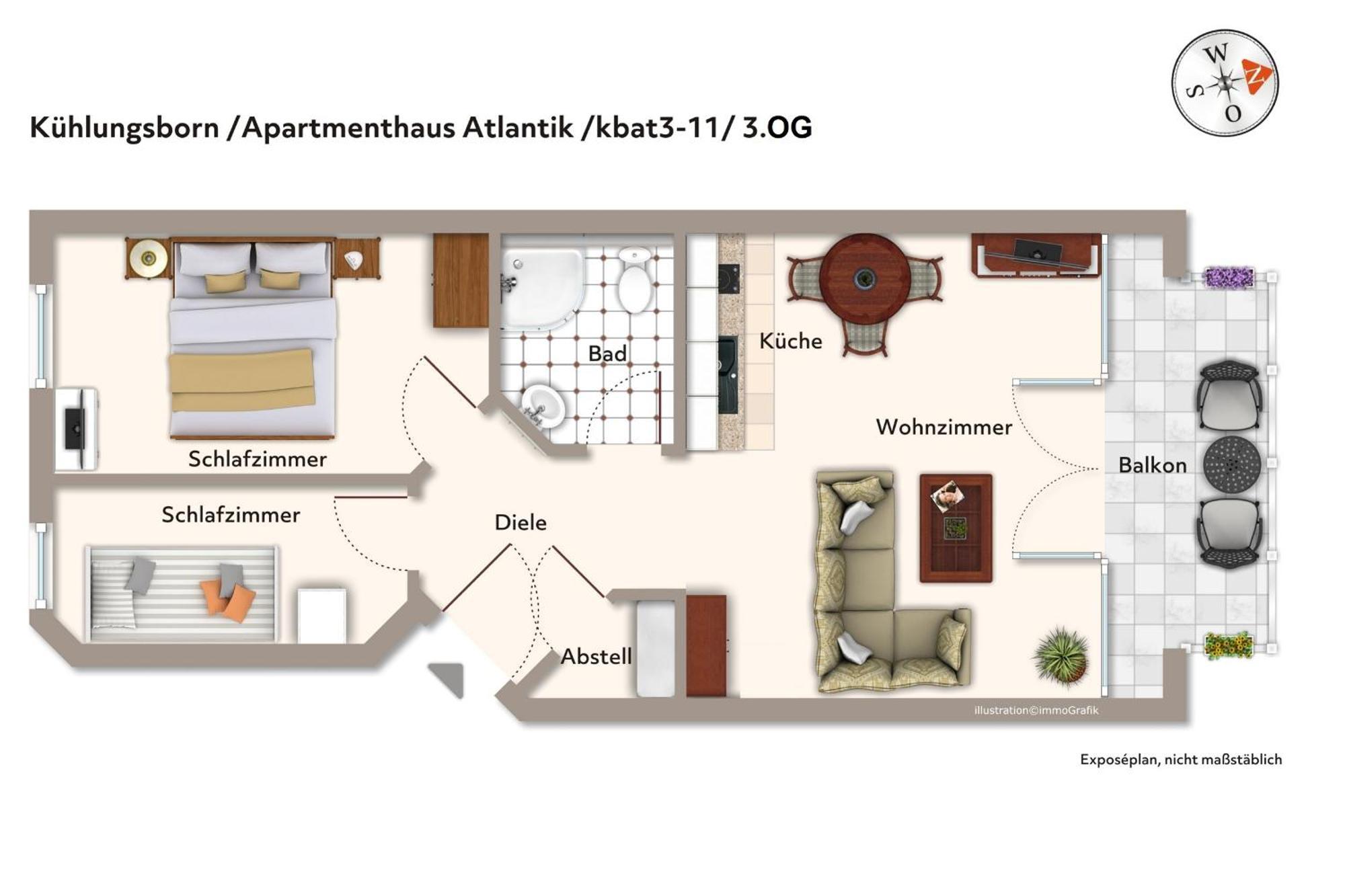 Apartmenthaus Atlantik Apartmenthaus Atlantik 311 Ostseebad Kühlungsborn Εξωτερικό φωτογραφία